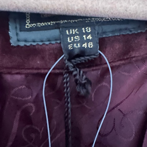 NWT | Lipsy London Deluxe Outerwear Red Zip-Up Jacket | US 14 / UK 18 / EUR 46 - Picture 7 of 8